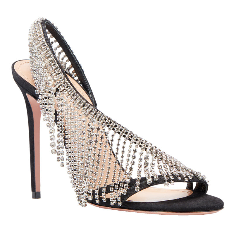 Rhinestone High Heels Women's Stiletto Heel Summer New Style Sandals